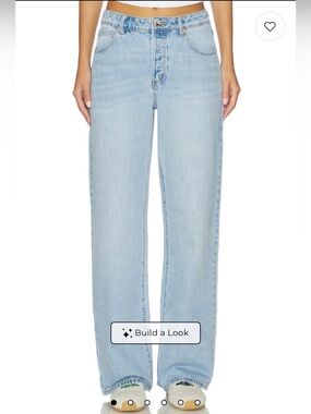 ROLLA'S Kate Baggy Jeans – 29-Light Wash- High Rise-Straight- Premium Denim